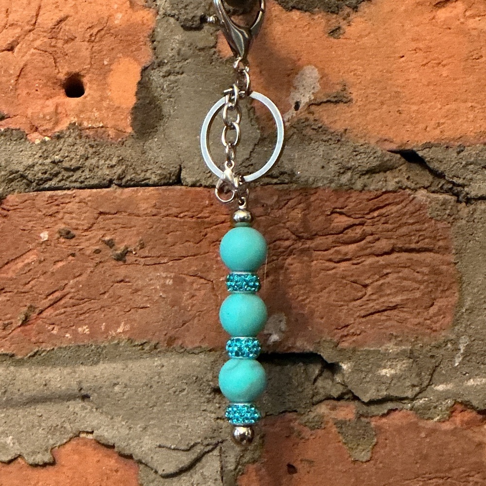 Handmade Beaded Keychain